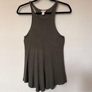 Mossimo Supply Co Women's Tank Top Olive Green XS